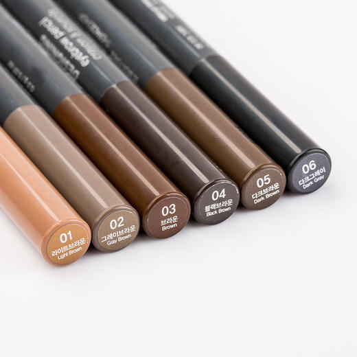 〖一般贸易〗韩国进口The Face Shop/菲诗小铺精致立体双头自动眉笔 防水防汗持久自然带眉刷 商品图5