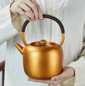 朱炳仁丨古风福禄铜壶 紫铜 1000ml