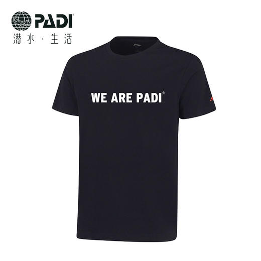 PADI Gear  PADI李宁联名款 男女黑白T恤 商品图2