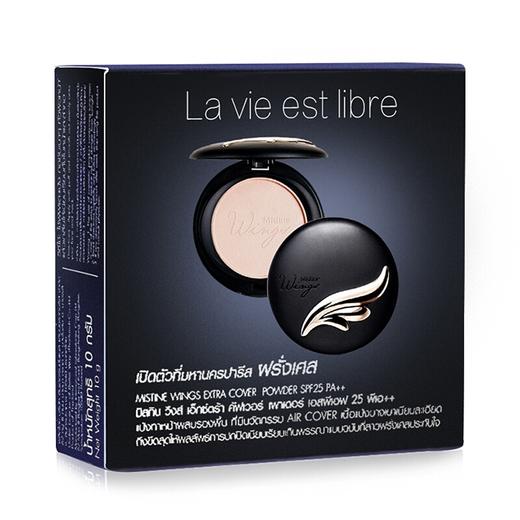 【一般贸易】泰国进口Mistine Wings羽翼粉饼 S1象牙白/S2自然白 轻薄若羽 持久定妆 水润遮瑕 商品图4