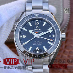 VS欧米茄海洋宇宙GMT 43.5mm （市场与正品一致！对版机芯，圈口，字面） 1:机芯升级1:1 8605 机芯。 2:玻璃升级