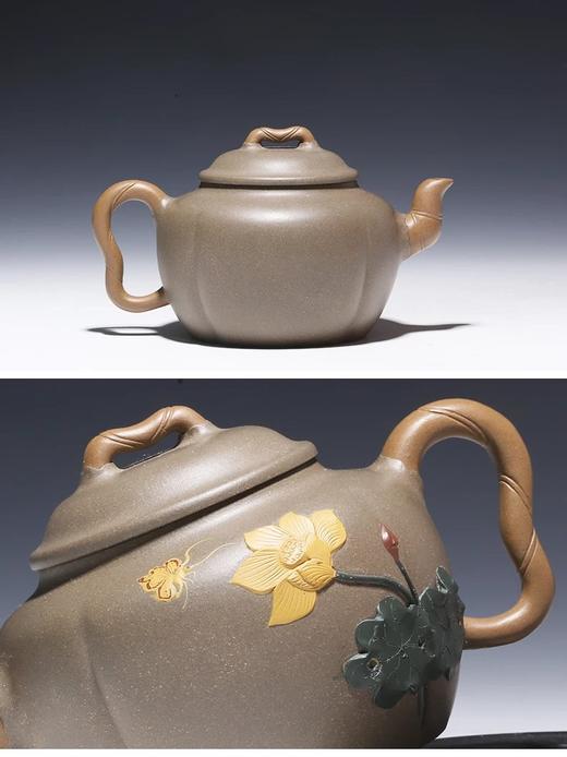 名称：宜兴名家全纯手工紫砂壶原矿青灰泥 商品图7