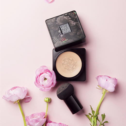 MARIE DALGAR玛丽黛佳 小蘑菇粉底液油皮遮瑕持久美颜霜气垫遮瑕 商品图2