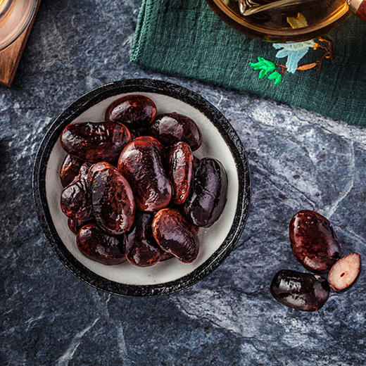 零食铺子 御食园 黑花芸豆/白芸豆500g 传统手艺 蒸煮无添加 大黑豆杂粮零食 办公室小吃 商品图1