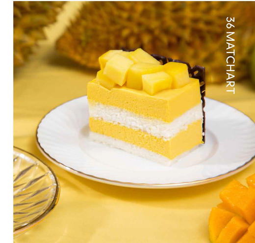 榴芒双拼 - 推荐！一半慕斯 一半奶油，可选1/2磅（广州) 商品图3