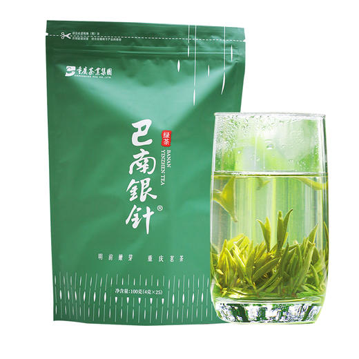 【巴南银针明前100g】绿茶/商务装（4g✖25） 商品图0
