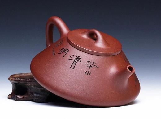 名称：宜兴名家纯全手工原矿西施石瓢紫砂壶原矿底槽清240cc 商品图7