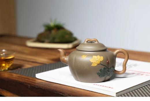 名称：宜兴名家全纯手工紫砂壶原矿青灰泥 商品图3