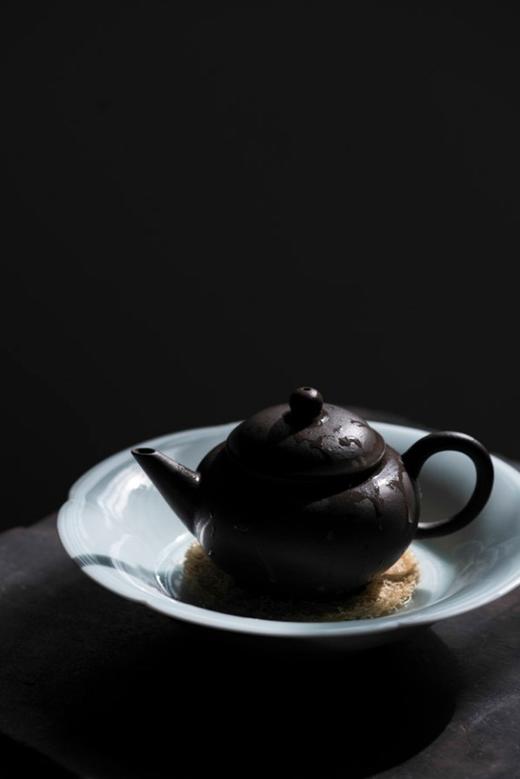 茶道配件-壶承-陶瓷影青葵口壶承（此杯2个起批，单买不发货） 商品图2