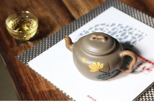 名称：宜兴名家全纯手工紫砂壶原矿青灰泥 商品图1