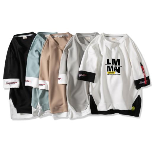 【服饰鞋包】男装夏季国潮短袖学生t恤男大码嘻哈男装衣服 商品图4