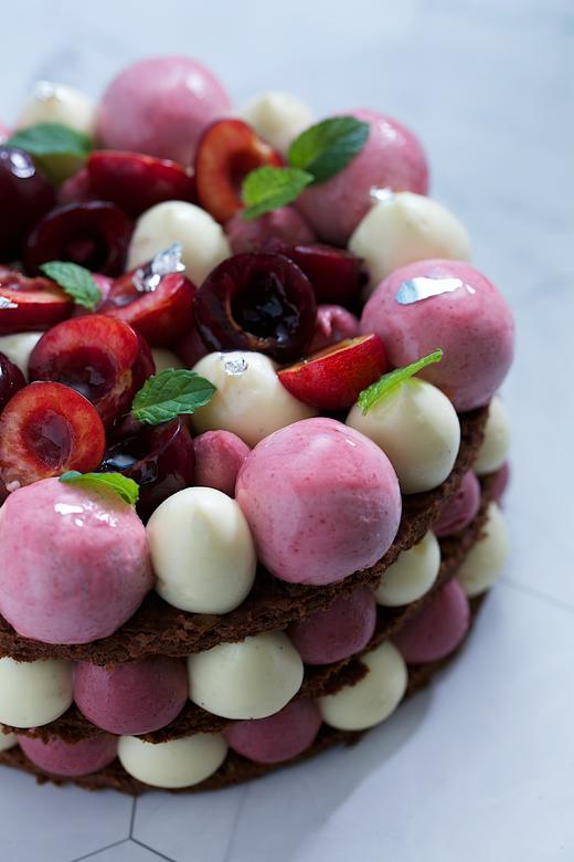 香草黑樱桃巧克力拿破仑 商品图2