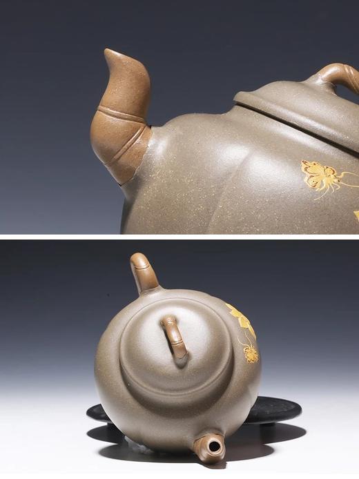 名称：宜兴名家全纯手工紫砂壶原矿青灰泥 商品图8