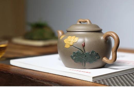 名称：宜兴名家全纯手工紫砂壶原矿青灰泥 商品图4