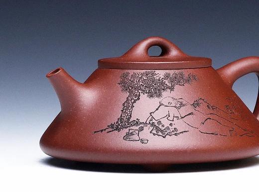 名称：宜兴名家纯全手工原矿西施石瓢紫砂壶原矿底槽清240cc 商品图5