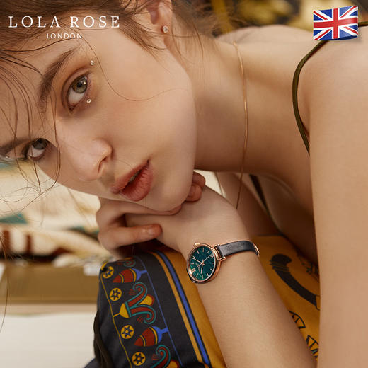 LolaRose英国小众手表女30mm表盘正品 简约文艺小表盘ins风女表森系 商品图5