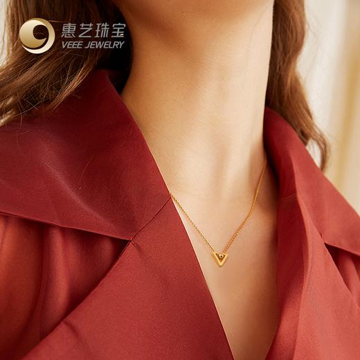 Veee Jewelry【小时代】 情迷几何系列三角形足金套链 商品图3