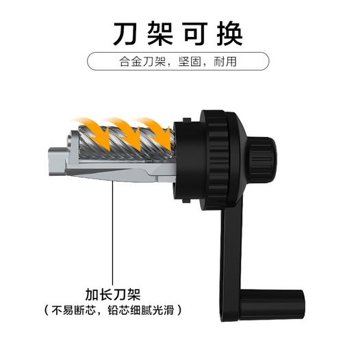 【天文】手摇素描削笔机 美术生素描削笔器 商品图4