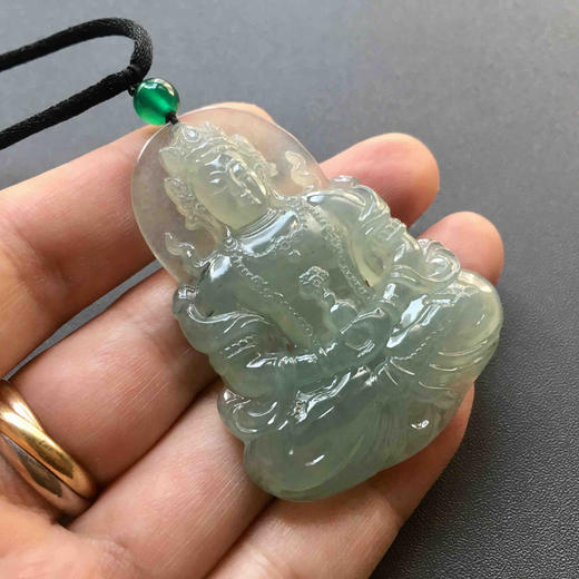 糯冰种翡翠度母 商品图2