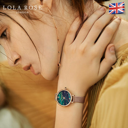 LolaRose手表女30mm表盘正品 ob女学生学院风网红ins小众女表 商品图5