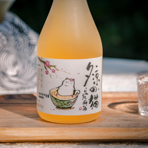 爽快不甜腻的天然梅子酒 夕凉的猫完熟梅酒 日式梅子甜酒300ml 商品图1