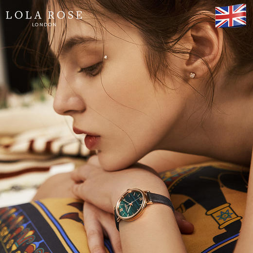 LolaRose英国小众手表女30mm表盘正品 简约文艺小表盘ins风女表森系 商品图4