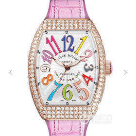 ABF法穆兰Franck·Muller V32 系列，女士腕表，硅胶表带，石英机芯，密底。