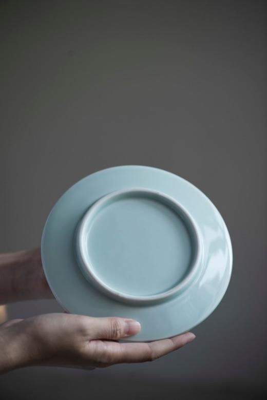 茶道配件-壶承-陶瓷圆形雕刻祥云壶承（2个起批，单拍不发货） 商品图6