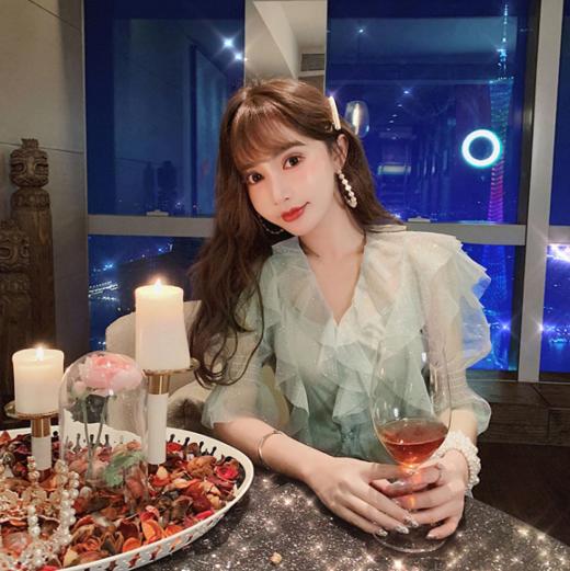 【服饰鞋包】夏装套装女名媛气质网纱连衣裙网红两件套 商品图3