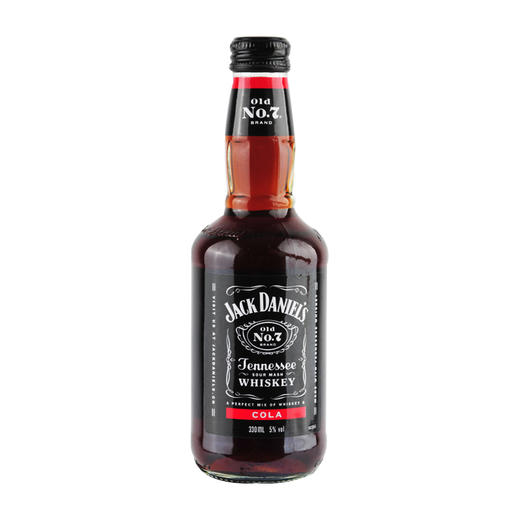 杰克丹尼（Jack Daniels） 威士忌预调酒-可乐味 5度 330ml/瓶 商品图0