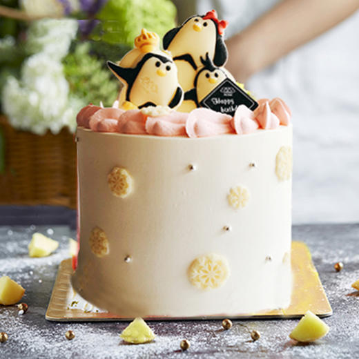 奥奇70儿童蛋糕企鹅王国