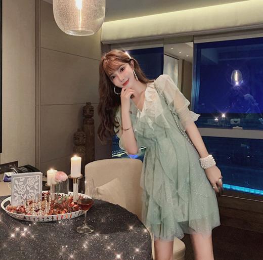 【服饰鞋包】夏装套装女名媛气质网纱连衣裙网红两件套 商品图0