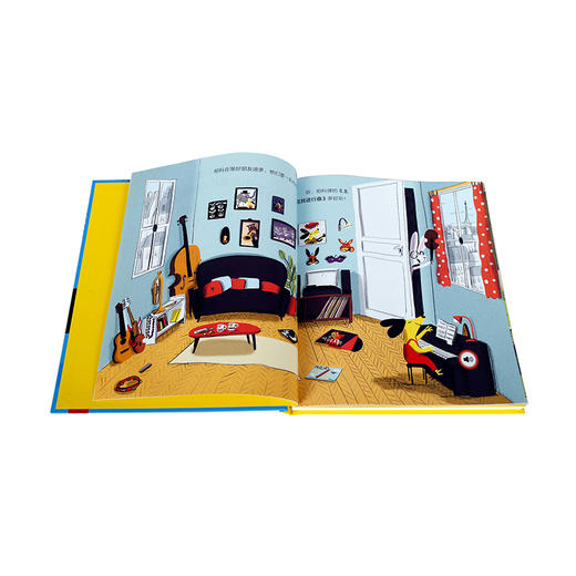 法国幼儿音乐启蒙发声书（一起来听莫扎特、一起来听管弦乐、一起来听铜管乐、一起来听摇滚乐）2-3-6岁 原价：108/本 商品图6