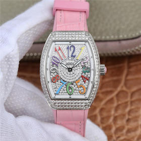 ABF法穆兰Franck·Muller V32 系列，女士腕表，硅胶表带，石英机芯，密底。