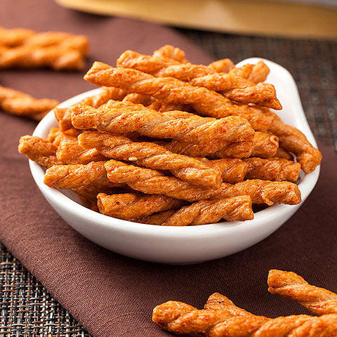 【买一送一】斗嘴食间手工香酥小麻花500g零食 商品图1