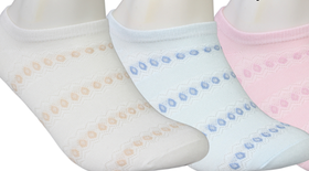 竹纤维镂空低筒簿竹女袜2696