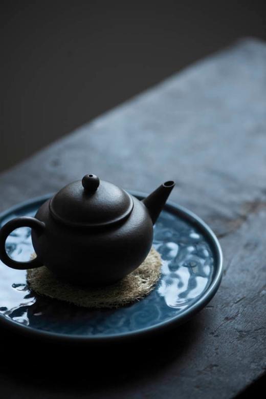 茶道配件-壶承-陶瓷圆形雕刻祥云壶承（2个起批，单拍不发货） 商品图4