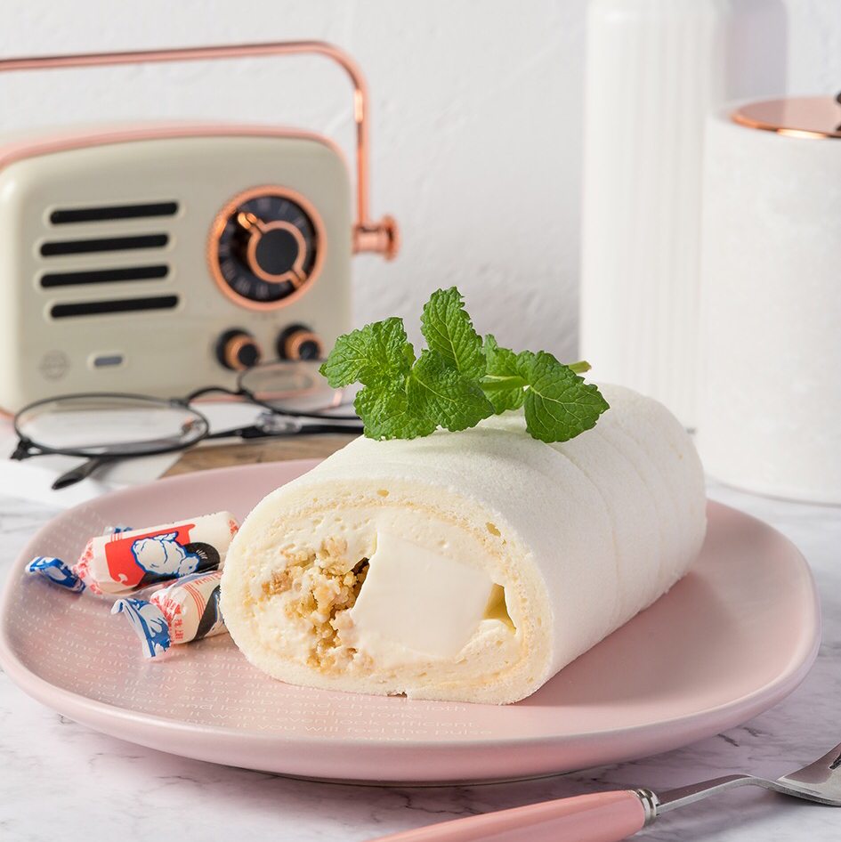 童年的味道【大白兔奶冻卷】，真正用大白兔奶糖熬制，保留经典的奶香味！（福州）