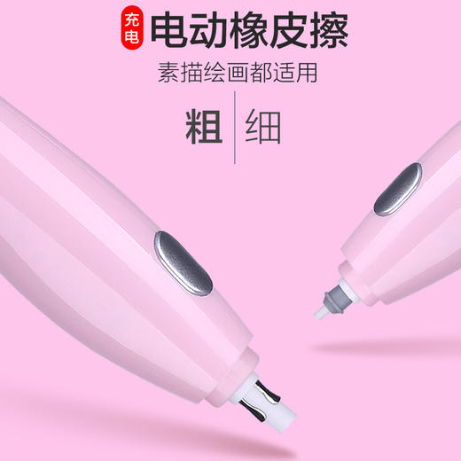 【天文】小学生学习用品套装充电电动削笔刀儿童自动橡皮擦迷你桌面清洁器幼儿园文具礼盒大礼包 商品图2