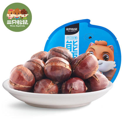 三只松鼠 开口甘栗 120g/袋 商品图0