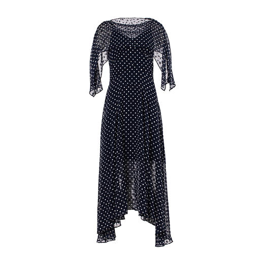 下架-EITIE爱特爱女装夏季斗篷两件套吊带式不规则波点连衣裙59076116 商品图3