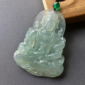 糯冰种翡翠度母