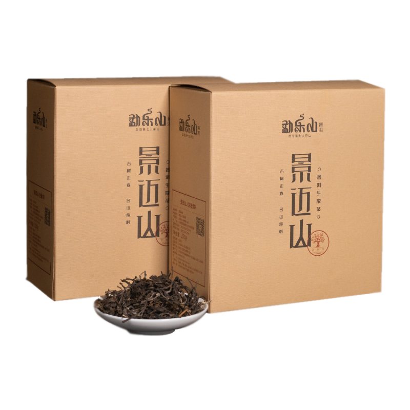 勐乐山七大茶山（景迈山）盒装生散茶250g