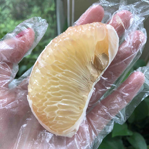 泰国mini丑柚1颗670g720g表皮花斑有籽肉质细嫩口感清甜多汁让你突然