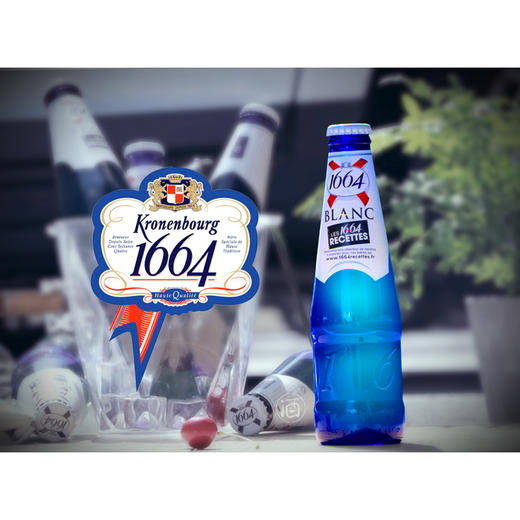 法国1664白啤酒 250ml  5.0%Vol 商品图2