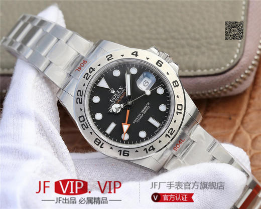 GM劳力士探险家型II终极V2版本M216570-0001白盘/216570-77210黑盘，采用正宗的进口904L原材料锻造打磨等工序而成 商品图2