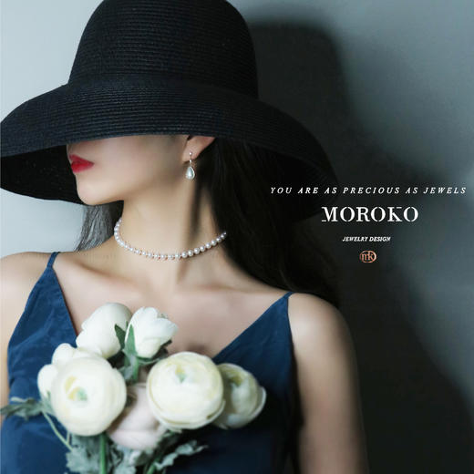 落月 | 马贝耳环 商品图2