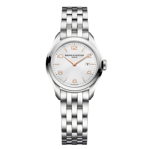 名士 Baume & Mercier 克里顿系列女士石英腕表 手表 M0A10175 商品图0