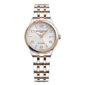 名士 Baume & Mercier 克里顿系列女士自动机械腕表 M0A10152