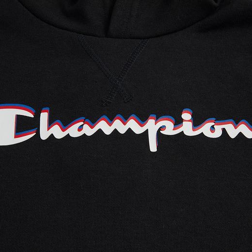 Champion 冠军  男女童经典亲子款草写Logo印花长袖儿童连帽卫衣304858 商品图2